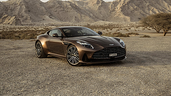 vehicle, brown car, Aston Martin HD wallpaper