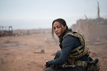 Lioness Special Ops Featuring Determined Soldier, Zoe Saldana, TV Show, Special Ops: Lioness HD wallpaper