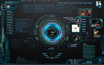 JARVIS & Background . HD wallpaper