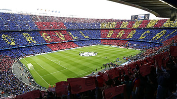 Camp Nou Stadium, Barcelona, FC Barcelona, Sports arena HD wallpaper