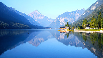Lagoon, Lake , Space-themed, Lake beauty HD wallpaper