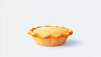 Delicious Pie Delight - Ultra, pie, orange (Color), dessert, 3D Model, food HD wallpaper
