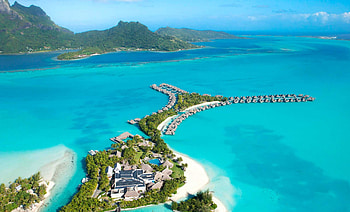 St. Regis Bora Bora, Luxury retreat, Motu Omex27 BP, Tropical paradise HD wallpaper