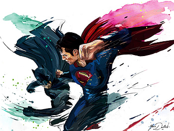 Batman And Superman Artwork , batman, superman, artwork, artist, behance HD wallpaper