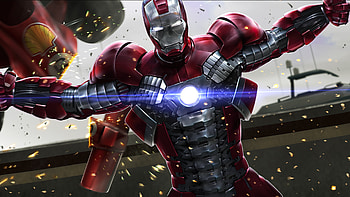 Iron Man 2020 Armor , iron-man, , superheroes, artwork, artist, pixiv HD wallpaper
