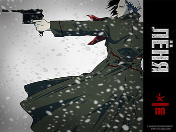 First Squad, russian, second world war, anime, snow, gun, war HD wallpaper