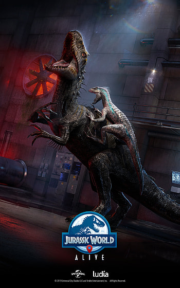 Jurassic Worl Alive, dino, atack HD phone wallpaper