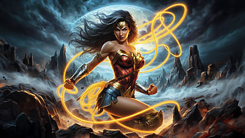 Wonder Woman Champion Of Justice, wonder-woman, superheroes, artwork, artist, art, digital-art, deviantart HD wallpaper