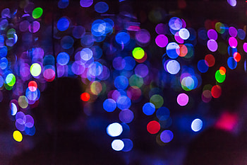 Abstract, Glare, Circles, Shine, Light, Multicolored, Motley HD wallpaper