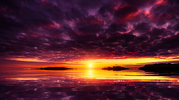 Fiery sunset, , Nature's beauty, Captivating colors HD wallpaper