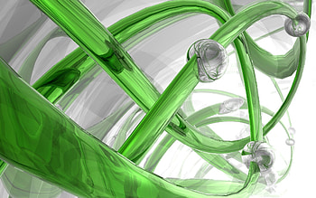 3D, Glass, Spiral HD wallpaper