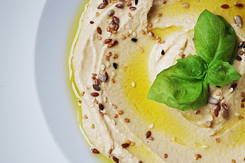 Food, Basil, Hummus, Paste, Chickpea HD wallpaper