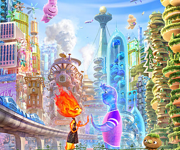 Elemental Love: Ember & Wade Wade Ripple x Ember Lumen — Elemental City Elemental City, Wade Ripple, Ember Lumen, movie, elemental HD wallpaper