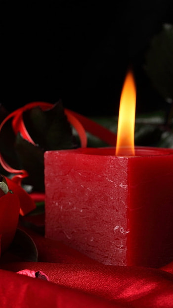 Candles , Red Square, Candles HD phone wallpaper