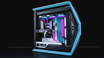Republic of Gamers PC with Nvidia RGB Lighting, technology, Asus ROG, Nvidia HD wallpaper
