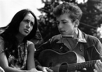 Joan Baez, Bob Dylan HD wallpaper