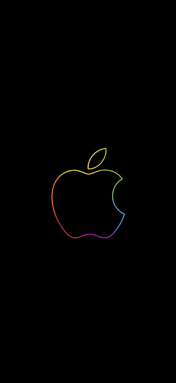 Apple event, Rainbow logo, Live , Vibrant showcase HD phone wallpaper