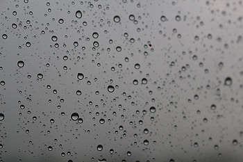 Rain, Drops, Macro, Glass, Bw, Chb HD wallpaper