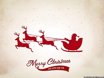 Santa Sleigh Ride, Santa, Ride, Christmas, Sleigh, Eve HD wallpaper