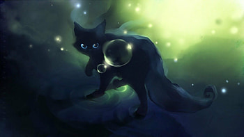 Captivating anime cats, Artistic cat , Gorgeous cat illustrations, Stunning cat artwork HD wallpaper