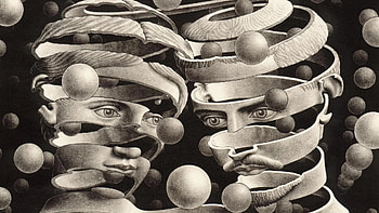 Bond of Union, M.C. Escher HD wallpaper
