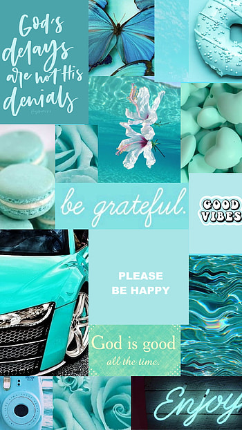 Turquoise Aesthetic, teal HD phone wallpaper