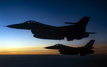 General Dynamics F-16 Fighting Falcon, american fighter aircraft, USAF, F-16, military aircraft, combat aircraft HD wallpaper