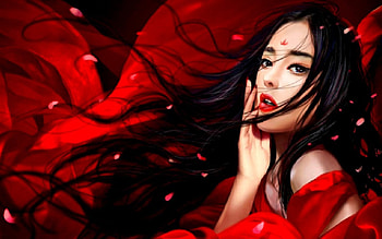 Kamika, tattoo, women, fantasy, eastern HD wallpaper