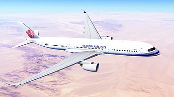 China Airlines, Travels, A350-900, screenshots, videos HD wallpaper