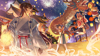 Zhongli - Genshin Impact, Zhongli (Genshin Impact), video game, Genshin Impact HD wallpaper