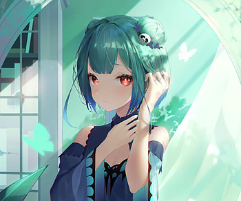 Uruha Rushia, hololive, Uruha Rushia, Anime, Virtual Youtuber HD wallpaper