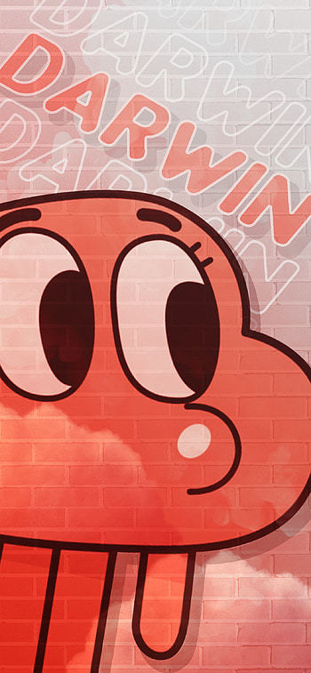 Darwin Cartoon Network, orange, fish, smoke, Cartoon Network, frulo HD phone wallpaper