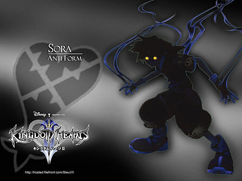 Anti-Sora, heartless, anti, hearts, sora, kingdom, dark HD wallpaper