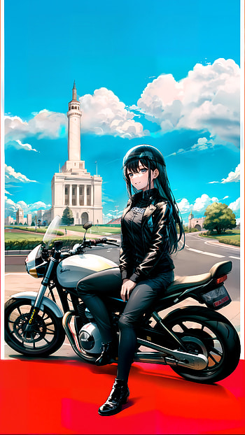 tower, motorcycle HD phone wallpaper