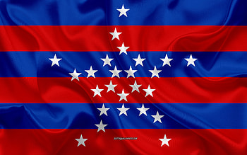 Flag of Magdalena Department, , silk texture, Magdalena Department, Magdalena, Colombian Department, Magdalena flag, Colombia HD wallpaper