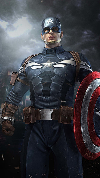 Captain America, Marvel, Captain America Marvel Superhero HD phone wallpaper