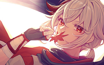 Kaede Hara Kazuha, Genshin Impact, portrait, Kaede Hara Kazuya character, japanese manga, anime characters, Genshin Impact characters HD wallpaper