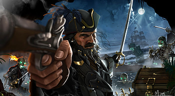 Pirate, fantasy, art HD wallpaper