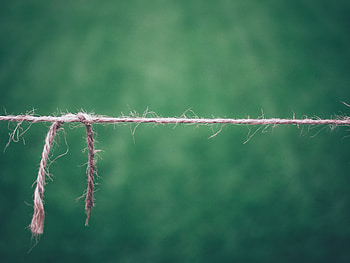 Minimalism, Break, Precipice, Threads, Thread, Rope HD wallpaper