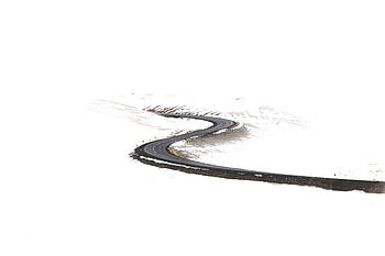 Road Minimalism , road, minimalism, artist, digital-art HD wallpaper
