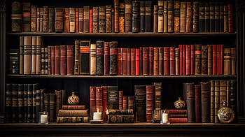 Antique Bookshelf Aesthetic, man made, book HD wallpaper