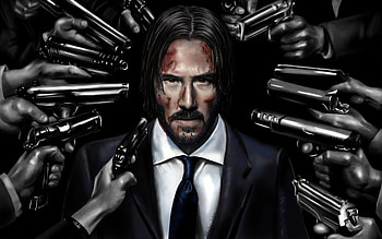John Wick Art, john-wick, keanu-reeves, artwork, deviantart HD wallpaper
