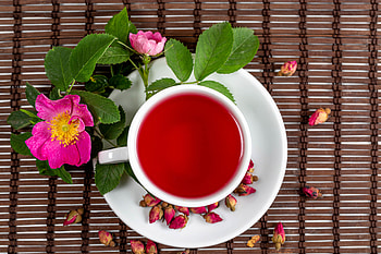 Flowers, Food, Briar, Cup, Tea HD wallpaper