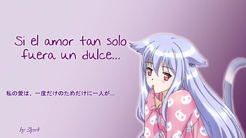 Nozomi Kiriya, purple, neko, nozomi, love HD wallpaper