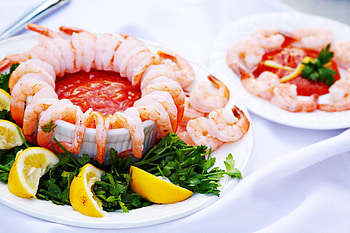 Food, Lemon, Parsley, Sauce, Shrimp HD wallpaper