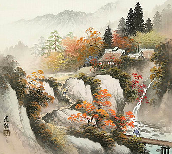 By Kojima Koukei, art, drawing, nature, kojima koukei, tree HD wallpaper