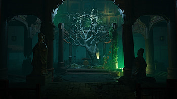 Vampire The Masquerade Bloodlines 2 Enigmatic Scene, video game, Vampire: The Masquerade - Bloodlines 2 HD wallpaper