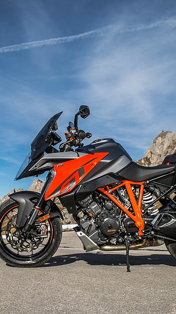 Ktm Duke 390, Blue, Sky, Background HD phone wallpaper