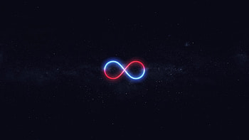 Artistic Space Infinity, symbols, abstract, infinity, space, stars HD wallpaper