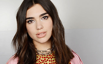 Dua Lipa, British singer, Makeup, Shooting HD wallpaper